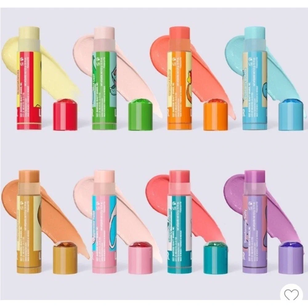 Lip Smacker Pokemon Lip Balm Set 8 Piece Assorted‎ Characters Gift Set New